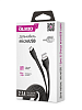 Кабель Partner  USB 2.0-microUSB 1 м плоский черный OLMIO Partner 