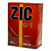 ZIC G-5 80w90 GL-5 п/с 4 л.
