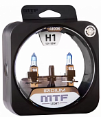 Лампа автомобильная MTF H1 IRIDIUM 12V 55W 4100K бокс 2 шт.