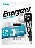 Батарейка Energizer Maximum LR03 FSB2 AAA мизинчиковая 2 шт.