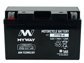 Аккумуляторная батарея MYWAY BIKE YT7B-4, Китай