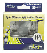 Лампа H4 60/55W +50% NARVA (48861)S2 2шт