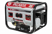 Электрогенератор (бензогенератор)  РЕСАНТА БГ 4000 Э  3300Вт 64/1/52