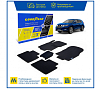 Коврики в салон Nissan X-Trail III 2013-2021 Goodyear EVA к-т 5 шт цвет черный с черной окантовкой