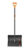 1023-ч FINLAND Лопата снеговая 500х410х1500 мм, деревянный черенок