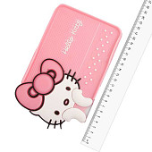 Коврик панели противоскользящий SW плоский с картинкой Китти 205*125*5мм