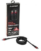 Дата-кабель Type C - Type C (1.2м, 5A, 100W) быстрая зарядка, в оплетке ARNEZI A0605041