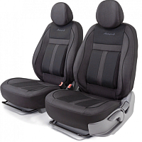 Чехлы-накидки CUSHION COMFORT, 4 предмета, хлопок,Черные CUS-0405BK/BK