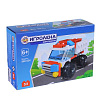 ИГРОЛЕНД Город Конструктор Пожарная помощь, 53дет., пластик, 10*7*3, 4 дизайна 858-034
