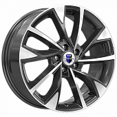 Диск K&K Роквуд Алмаз Черн 7x17 5x108 ET33 DIA60.1