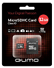 Флеш карта QUMO 32Gb microSD Class 10 + adapter