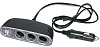 Прикуриватель (разветвитель) DOLLEX PR-6121 на 3 гнезда + 2 USB 2100 mA 