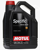 Моторное масло SPECIFIС 508 00 / 509 00 0W-20 5л