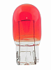 Лампа 12V21W W3x16d KRAFT 700038 красная
