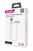 Кабель Partner OLMIO USB 2.0 для iPhone/iPod/iPad с разъемом 30pin, 1м, 2.1A белый