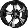 Диск Khomen KHW1724 Black 7x17 5x108 ET40 DIA54.1