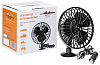 Вентилятор 12,5 см на присоске пластик 12В. AIRLINE