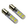 Светодиод AVS B044 T8/белый/(BA9S) 6SMD 5730 12V, блистер 2 шт.