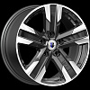 Диск K&K Висмут Алмаз Черн 7x16 5x108 ET33 DIA67.1