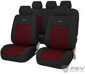 Чехлы на автомобильные сидения "PSV" GTL Modern (Красный)