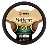 Оплётка на руль  PSV PATTERN Fiber (Черный/Отстрочка красная) M