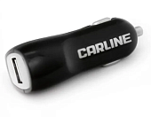 Адаптер автомобильный CARLINE® 2хUSB (USB QC 3.0 + PD Type C) в прикуриватель 12/24В, цвет черный