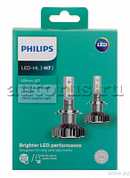 PHILIPS Лампа (светодиод) Ultinon LED H7 6200K к-кт 2шт