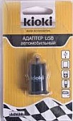 KIOKI 12V38 Адаптер USB со светодиодным индикатором сети в прикуриватель 12В