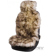 Накидка натуральный мех PSV Jolly Premium Parts 140x54 бело-коричневый 1шт.