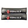 Накладка NRB019 "Рено", на ремень безопасности, ткань, вышивка