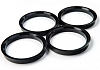 Комплект проставочных колец 4шт. /106,1-67,1 BLACK