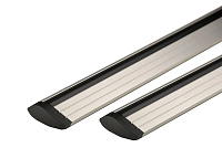 Багажная система "LUX" ЭЛЕГАНТ с дугами 1,3м прямоугольными в пластике для а/м с рейлингами