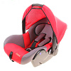 Автокресло детское универсальное ZLATEK "COLIBRI"  (гр.0+, 0-13 кг) красный (люлька)