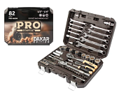 Набор головок и ключей 82пр. 1/4",1/2" PRO STARTUL DAKAR (PRO-082DK)