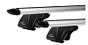 Багажная система "LUX" КЛАССИК с дугами 1,3 м аэро-ТРЭВЕЛ (82мм)  для а/м с рейлингами