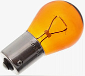Лампа (светодиод) 12 V 21 W BOCXOD желтая (повторитель, смещенный цоколь) BAU15s по 1шт
