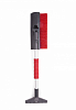 SB-1452 BK/RD, Щетка для снега "AUTOPROFI", поворотная, 5 положений, телескопическая, с широким скре