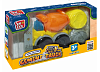 Масса для лепки Joy Doh, набор MINI CEMENT TRUCK - МИНИ БЕТОНОМЕШАЛКА, сменная насадка, 2 баночки с 