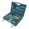 Набор инструмента  KINGTUL 108 предм. 1/2''-1/4'' ГОЛОВКИ (4-32 мм 6 гран.) Хром