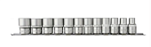 S13S1212SM Набор головок торцевых 12-гранных 1/2"DR на держателе, 10-24 мм, 12 предметов