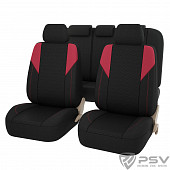 Чехлы на автомобильные сидения "PSV" GTL Element PRO (Красный) (883357)