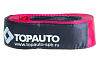 Динамическая стропа TOPAUTO (ТОП АВТО) (рывковый трос) 7т 6 метров стропа шириной 70 мм оранжев ДС76