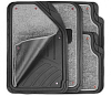 Коврики автомобильные AUTOPROFI универс. отстёгивающийся ковролин (MAT-420 BK/GY) черн./сер. 4 пред.
