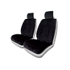 Накидка на сиденье иск.мех. "HR" ALPACA FRONT Черный 2шт. 21216 