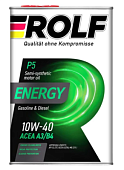 ROLF Energy 10W-40 SL/CF 60 л. масло разливное 1 л.