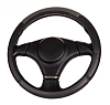 Оплетка на руль SKYWAY FLEX-11 экокожа, Черно/Серая М