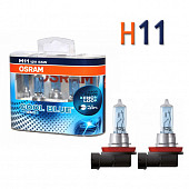 OSRAM Лампа автомобильная H11 12V-55W (PGJ19-2) Cool Blue Intense (2шт) DuoBox