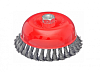 ЕРМАК Щетка металл. для УШМ 150мм/М14 крученая (чашка) /656048 ЛИКВИДАЦИЯ
