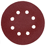 Круг шлифовальный PATRIOT на липучке, 125мм, Р100, 8 отверстий, 5 шт