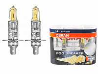 OSRAM H1 (55W) 12V Лампа (светодиод) FOG BREAKER (К-кт 2шт)